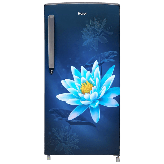 HAIER REFRIGERATOR-185 Ltr: , Single Door Fridge: 1 Star Floral|| HRD-2061SRN