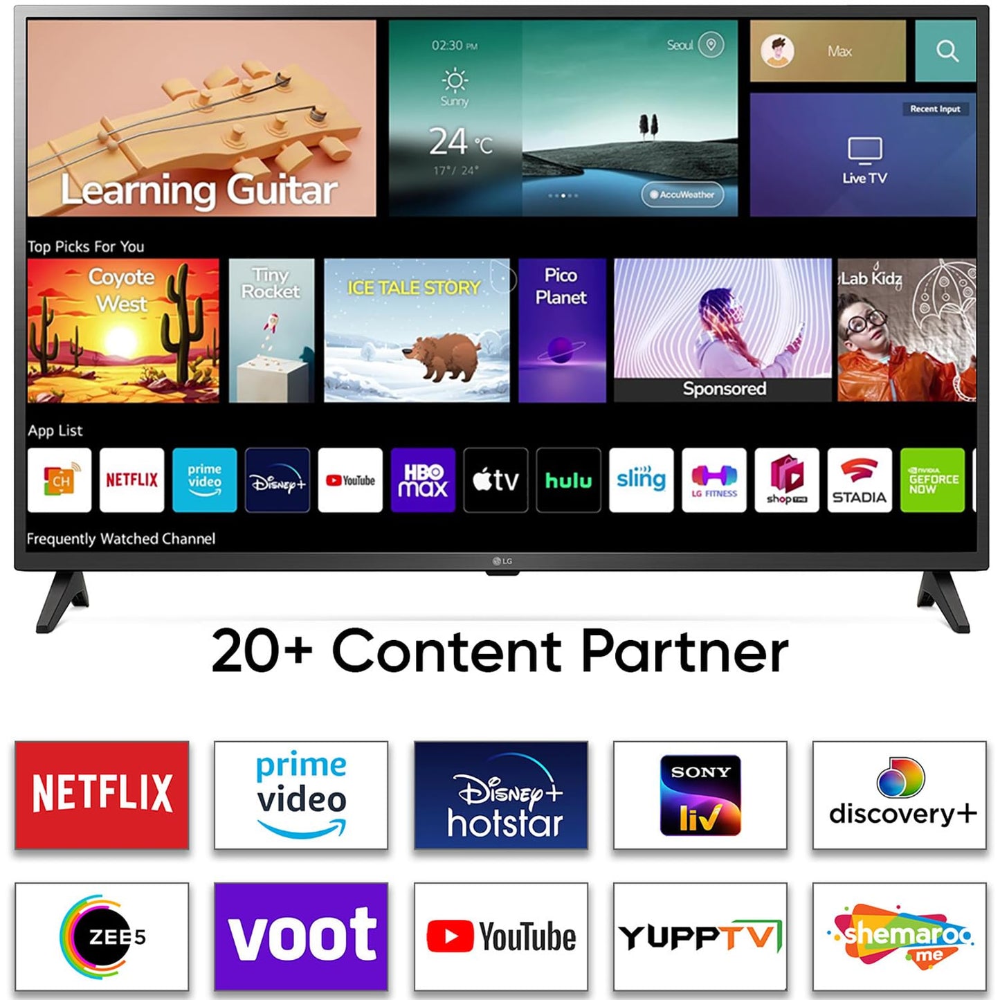 LG LED TV-55 inch: , Smart LED TV: Plain|| 55UQ7500PSF.ATR
