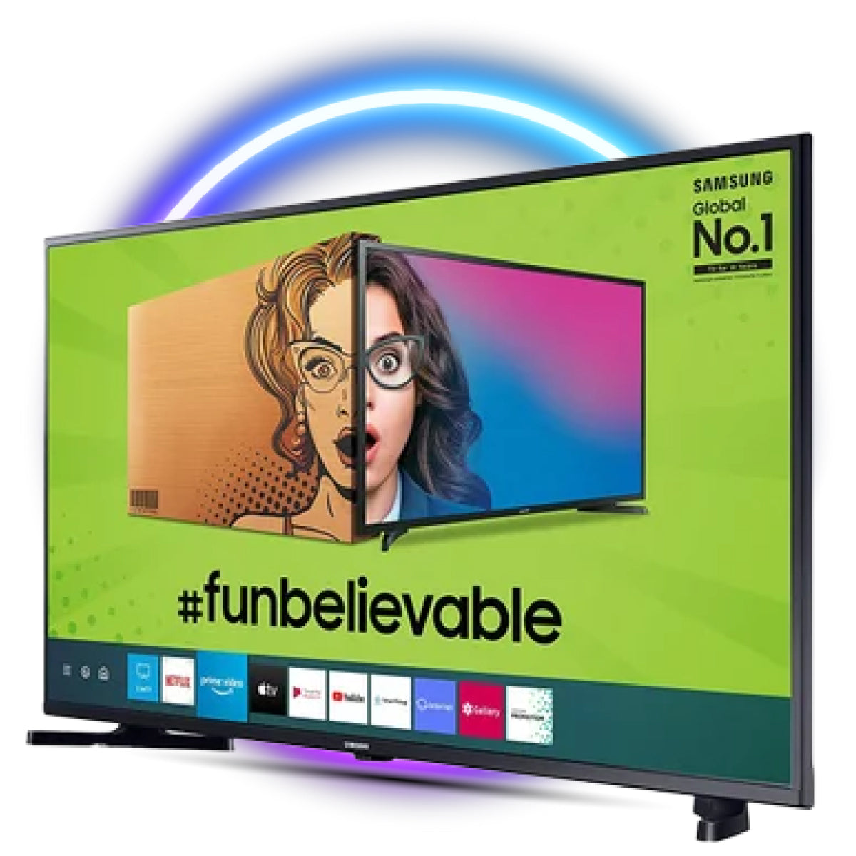 SAMSUNG LED TV-32 inch: , Smart LED TV: Plain|| UA32T4310BKXXL