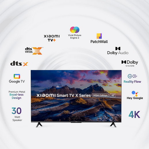 XAOMI LED TV-43 inch: , Smart LED TV: Plain|| 43INGSTV
