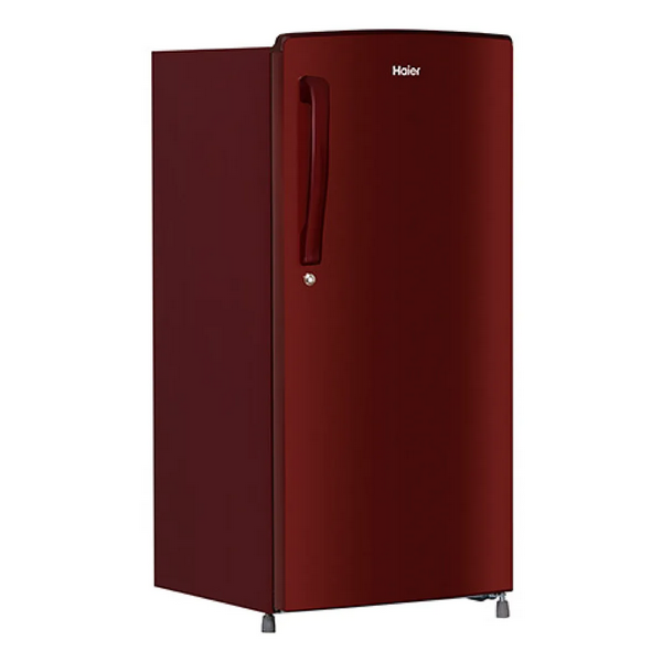 HAIER REFRIGERATOR, 175 Ltr, Single Door Fridge; 2 Star, Plain HRD-1962BBRN