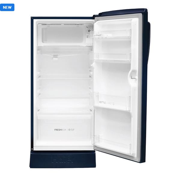 HAIER REFRIGERATOR, 175 Ltr, Single Door Refrigerator, 2 Star, Blue Printed|| HRD 1962PBL-N