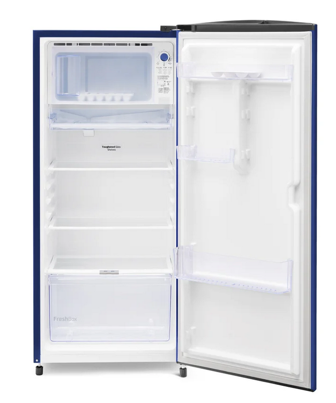 VOLTAS REFRIGERATOR: 175 Ltr, Beko 1 Star Blue Floral || RDC208E/SOPWE
