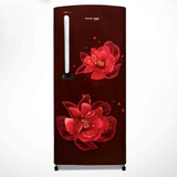 VOLTAS REFRIGERATOR: 185 Ltr, Beko 3 Star Red Floral || RDC220C/SOPFE