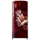 SAMSUNG REFRIGERATOR-183 Ltr: Single Door Fridge: 3 Star Midnight Blossom Red Floral|| RR20D1723RZ/HL