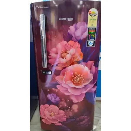 VOLTAS REFRIGERATOR: 175 Ltr, Beko 1 Star Wine Floral || RDC208E/SOPWE