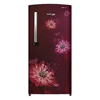 VOLTAS REFRIGERATOR: 185 Ltr, Beko 3 Star Wine Floral || RDC220C/SODWE