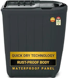 WHIRLPOOL WASHING MACHINE-6.5 Kg: , Semi Automatic WM: 5 Star Coral Red Plain|| SUPERB ATOM 65I