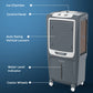 CROMPTON COOLER-90 Ltr: Desert, : Plain|| Gale DAC 90