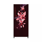 HAIER REFRIGERATOR, 190 Ltr, Single Door Refrigerator, 3 Star, Red Opal Floral|| HRD-2103CRO