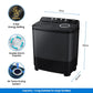 SAMSUNG WASHING MACHINE, 7.5 kg, 5 Star, Black||WT75B3200GD/TL