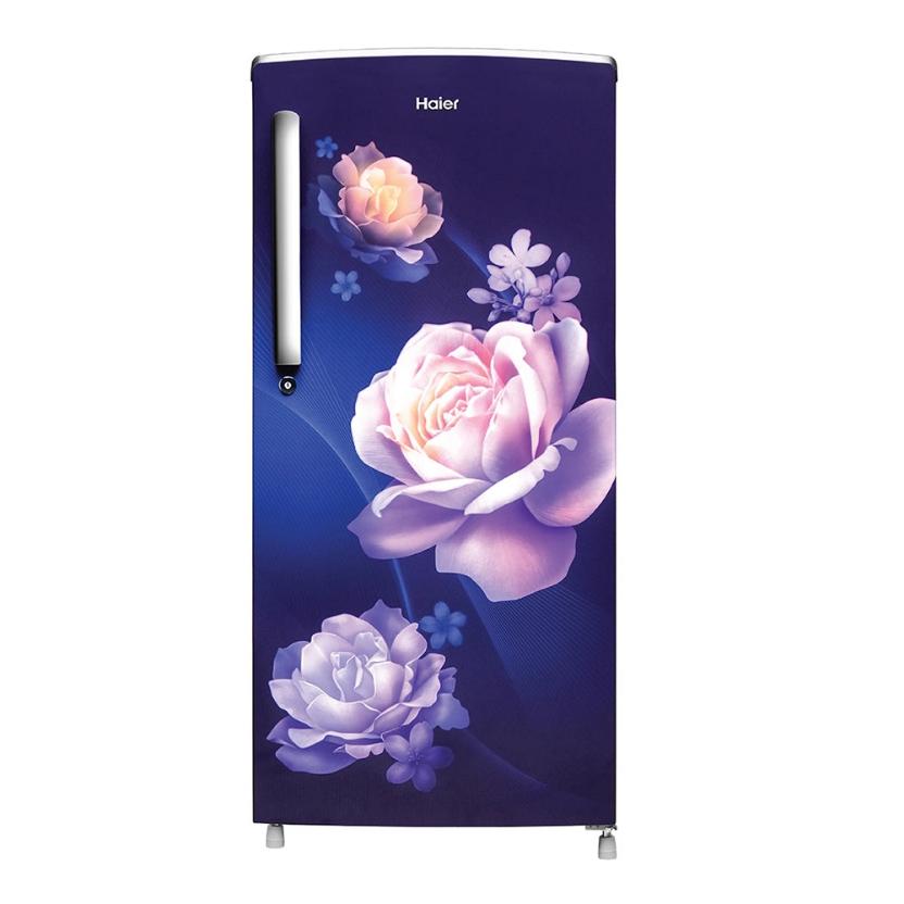 HAIER REFRIGERATOR, 185 Ltr, Single Door Refrigerator, 2 Star, Blue Printed|| HRD 2062CMN-N