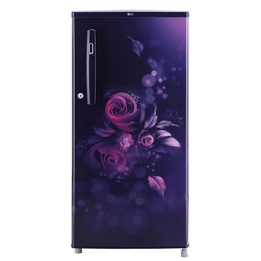 LG REFRIGERATOR-185 Ltr: ARKZEBN, Single Door Fridge: 3 Star Blue Printed|| GL-B199ORKD
