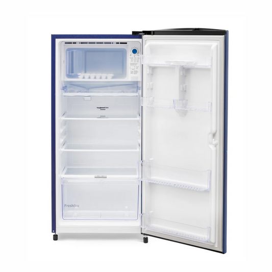 VOLTAS REFRIGERATOR: 175 Ltr, Beko 2 Star Aria Blue Floral || RDC208D/SOABE