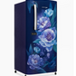 VOLTAS REFRIGERATOR: 175 Ltr, Beko 2 Star Peony Blue Floral || RDC208D/SOPBE