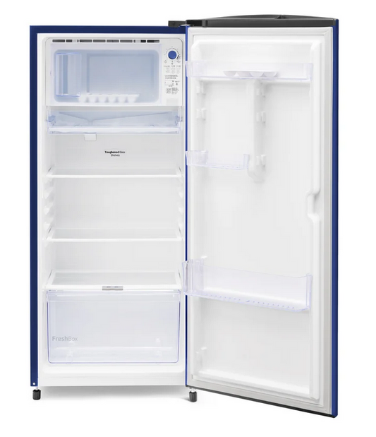 VOLTAS REFRIGERATOR: 175 Ltr, Beko 2 Star Peony Blue Floral || RDC208D/SOPBE