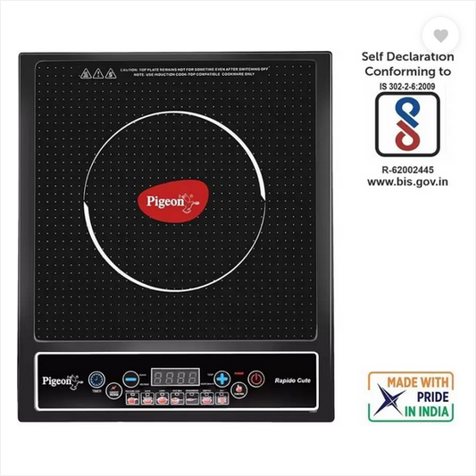 PIGEON INDUCTION- : 1800 W: Black & Red|| RapidoCute