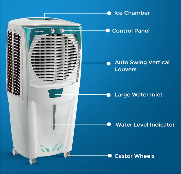 CROMPTON COOLER-88 Ltr: Plain|| Ozone 88