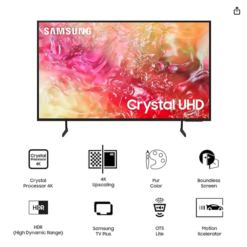 SAMSUNG LED TV-55 inch: , Smart LED TV: Plain|| UA55DU7000KLXL