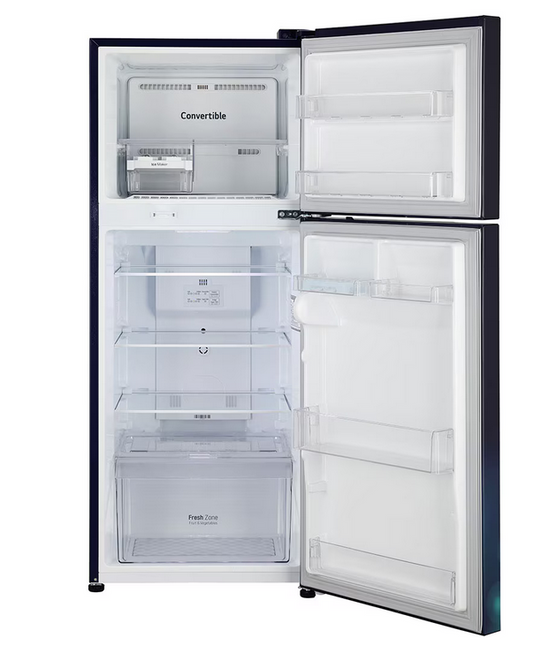 LG REFRIGERATOR-242 Ltr: ,Double Door Fridge: 2 Star Blue Floral|| GL-N292BBCY